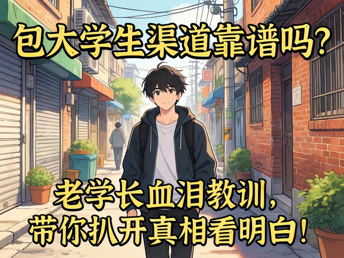 包大学生渠道靠谱吗?老学长血泪教训,带你扒开真相看明白!