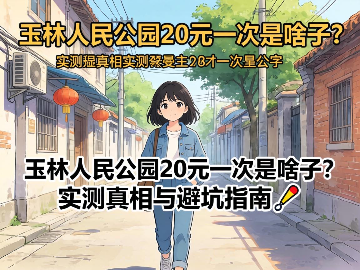 玉林人民公园20元一次是啥子?实测真相与避坑指南?