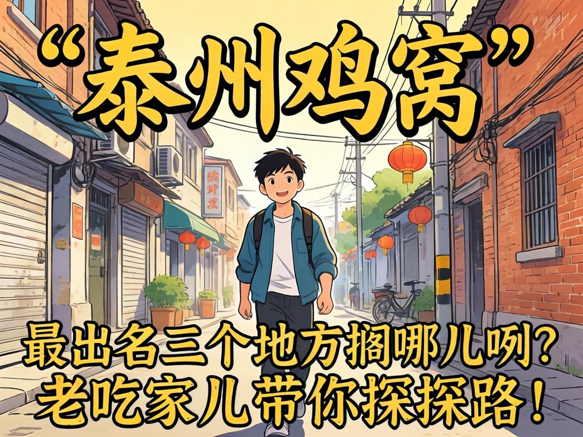 “泰州鸡窝”最出名的三个地方搁哪儿咧?老吃家儿带你探探路!