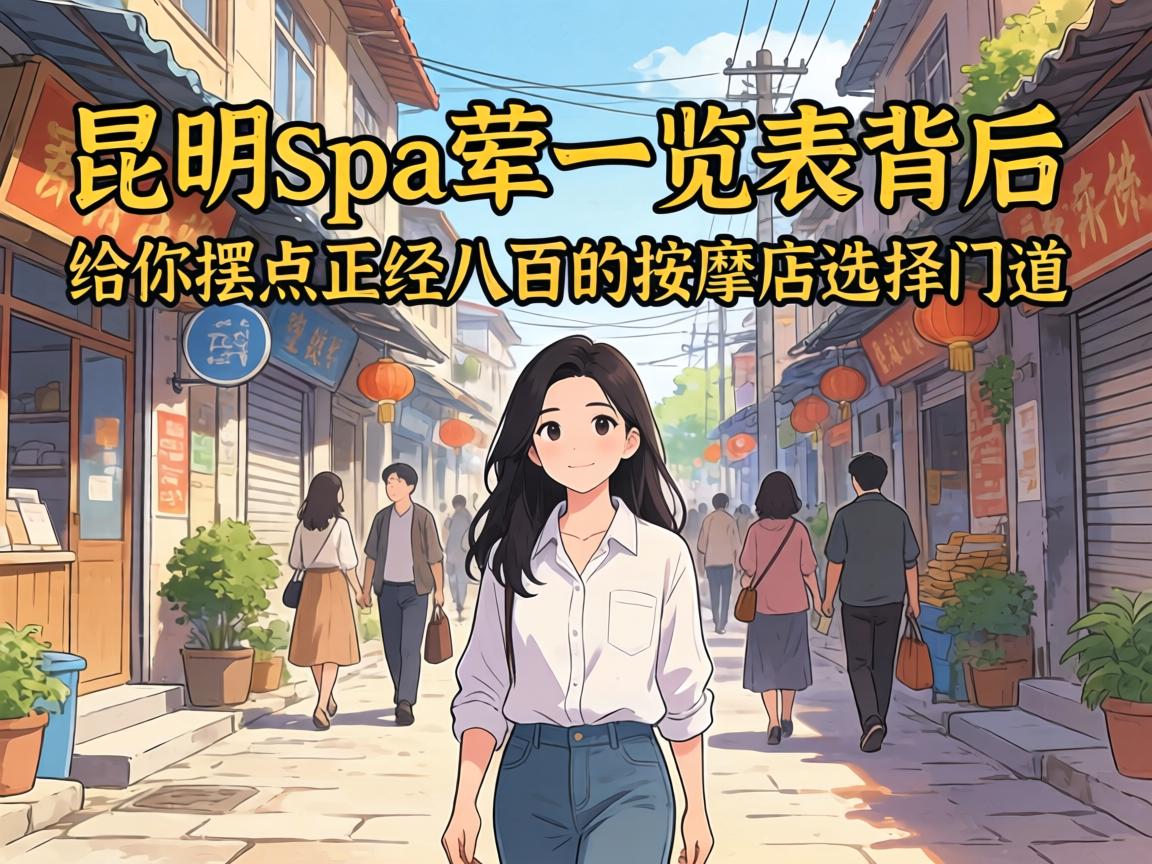 昆明spa荤一览表背后_给你摆点正经八百的按摩店选择门道