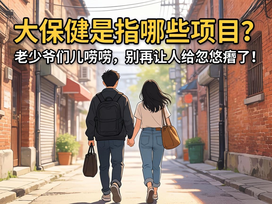 大保健是指哪些项目?老少爷们儿唠唠,别再让人给忽悠瘸了!