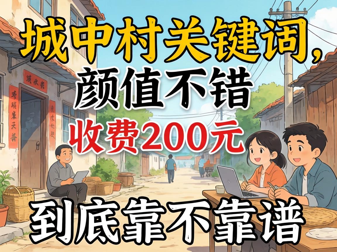 在城中村遇到颜值不错、收费200元的人,到底靠不靠谱?