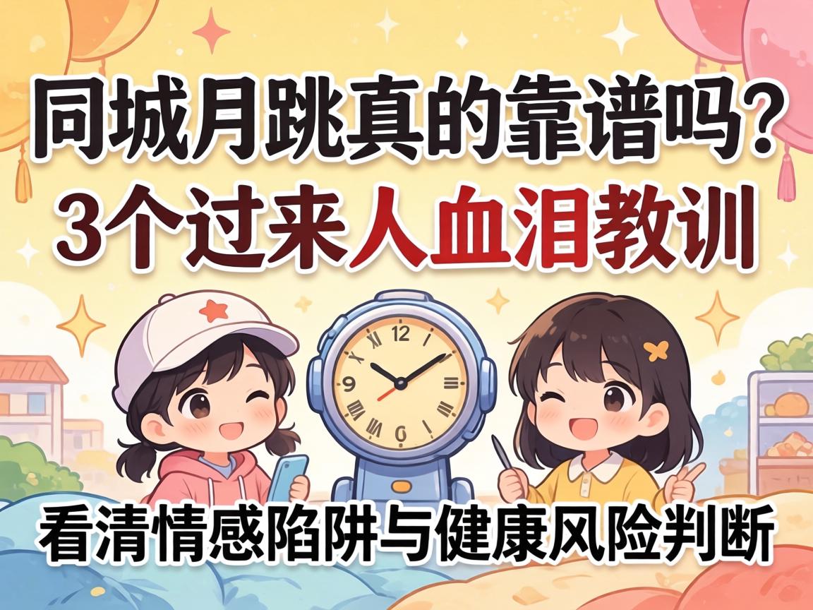 同城月抛真的靠谱吗?3个过来人血泪教训,看清情感陷阱与健康风险