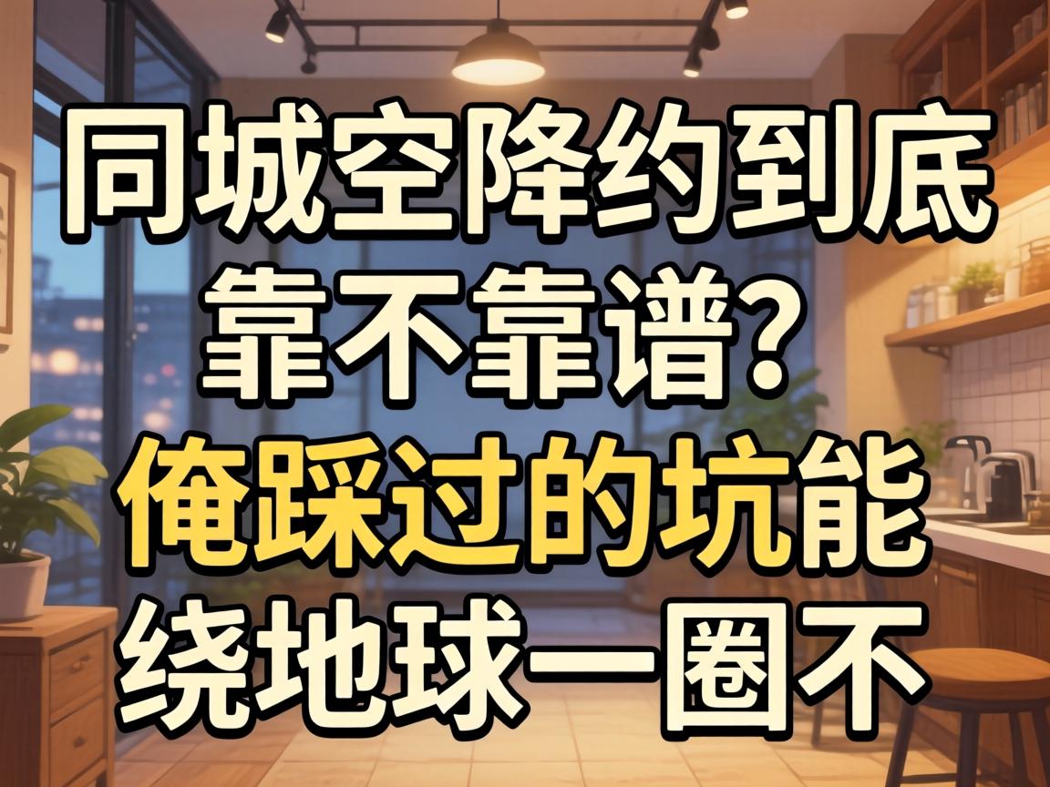 同城空降约到底靠不靠谱?俺踩过的坑能绕地球一圈不?