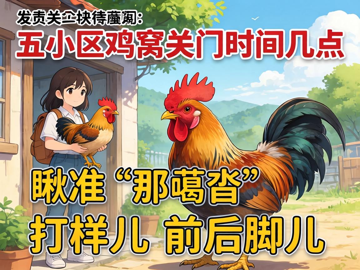 五小区鸡窝关门时间几点,瞅准“那旮沓”打样儿的前后脚儿
