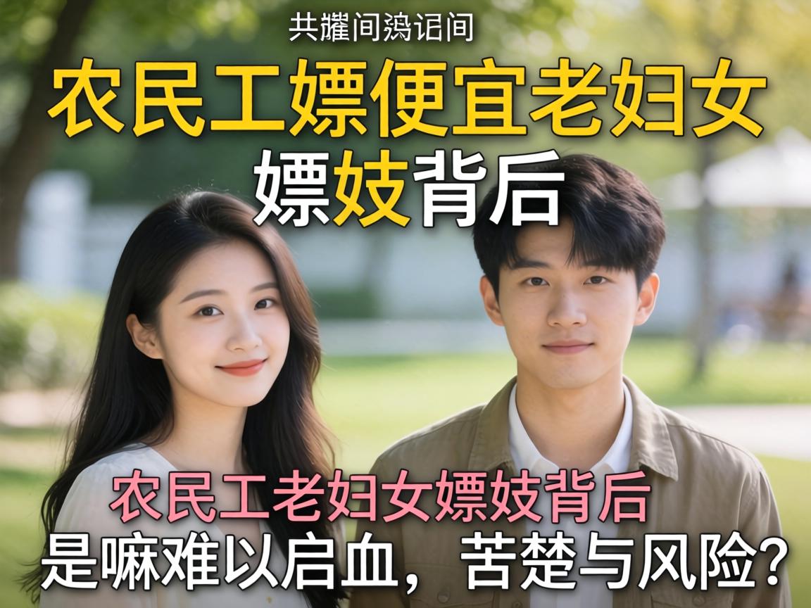 农民工嫖便宜老妇女嫖妓背后,是嘛难以启齿的苦楚与风险?