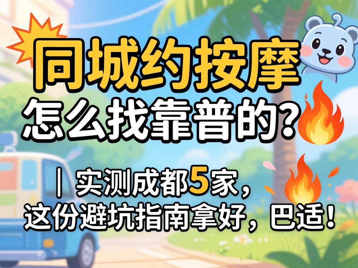 同城约按摩怎么找靠谱的?|实测成都5家,这份避坑指南拿好,巴适!?