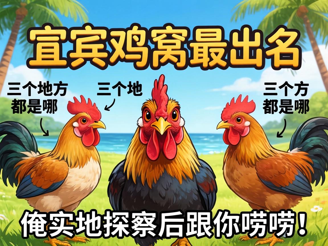 宜宾鸡窝最出名三个地方都是哪?俺实地探访后跟你唠唠!