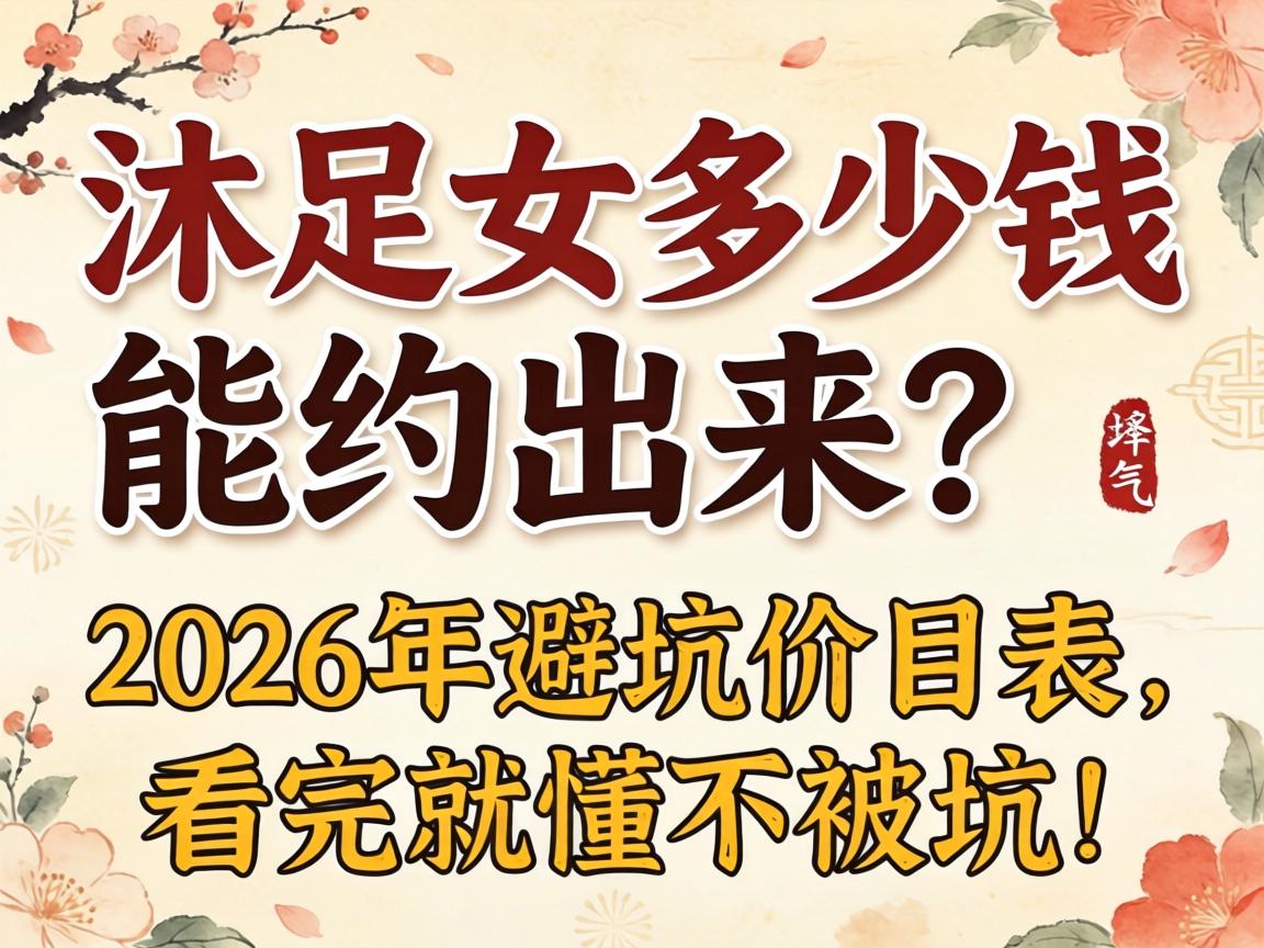 沐足女多少钱能约出来?2026年避坑价目表,看完就懂不被坑!