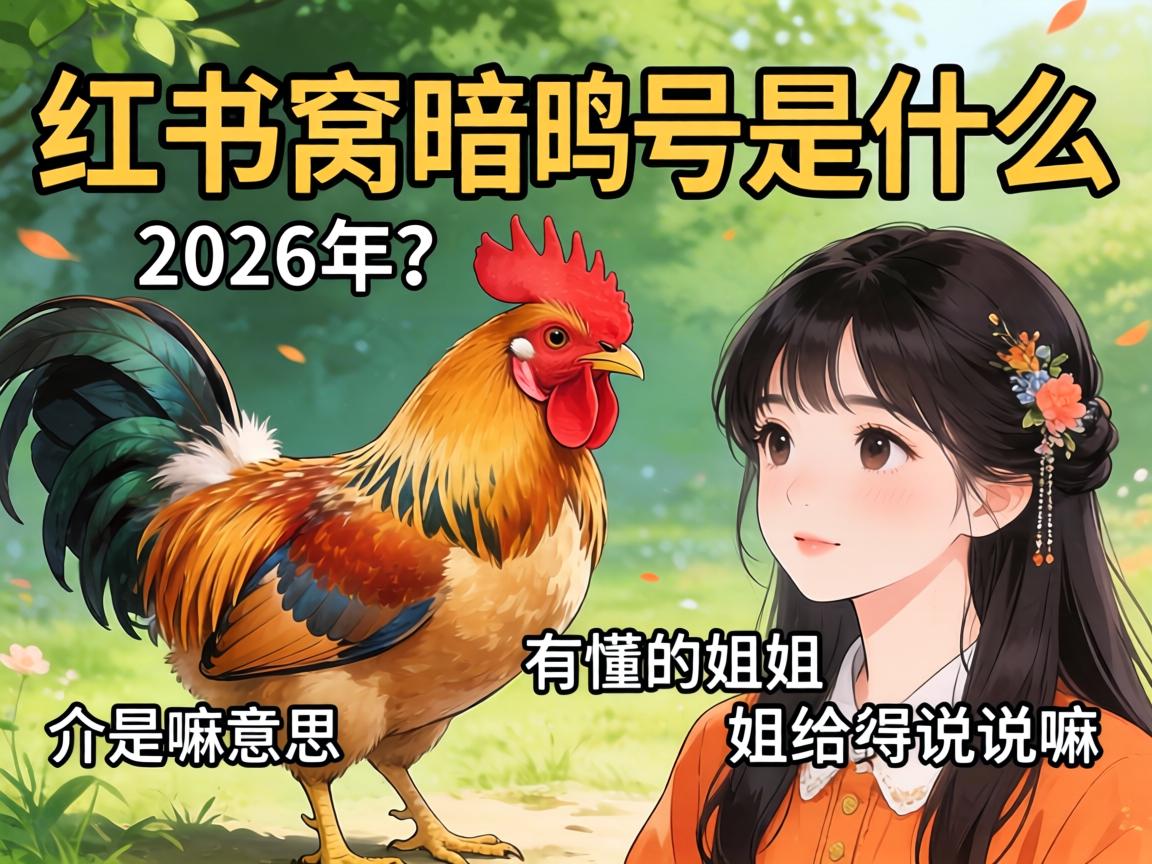 小红书的鸡窝暗号是什么2026年?介是嘛意思?有懂的姐姐给说说嘛!
