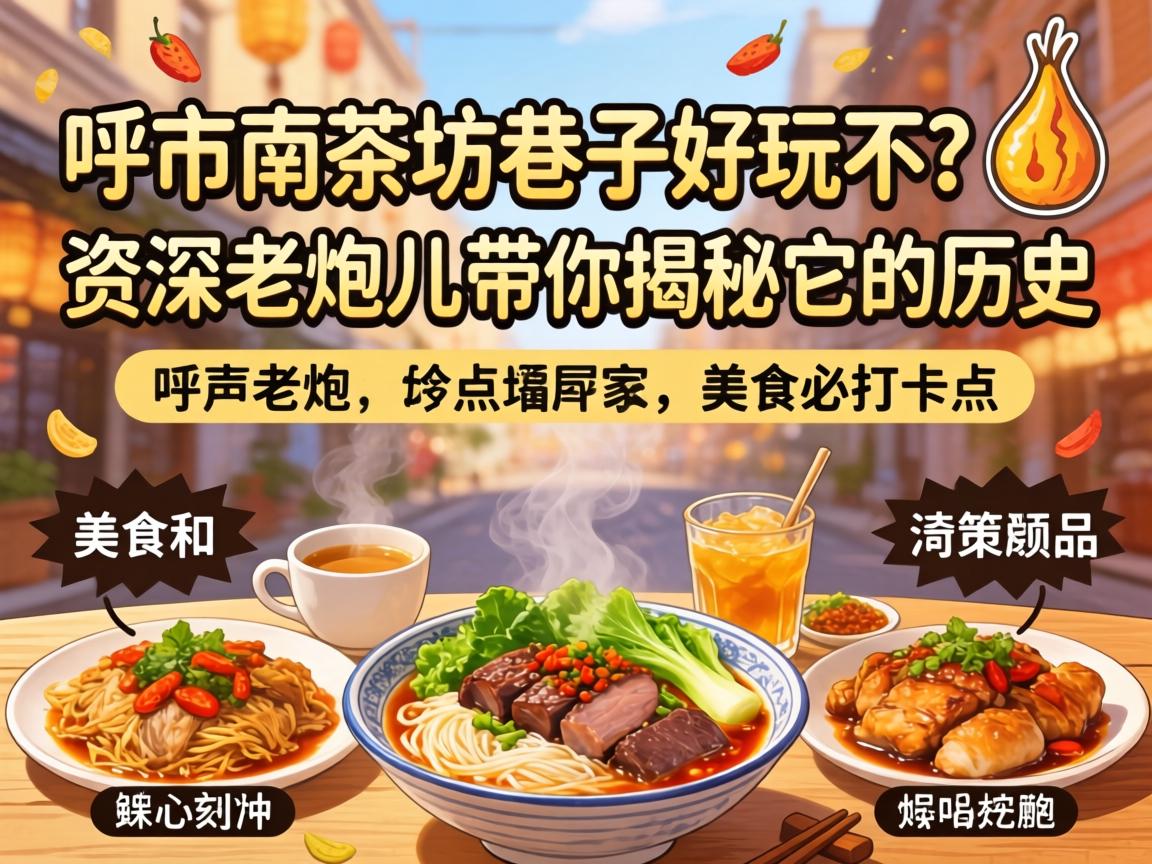 呼市南茶坊巷子好玩不?资深老炮儿带你揭秘它的历史、美食和必打卡点