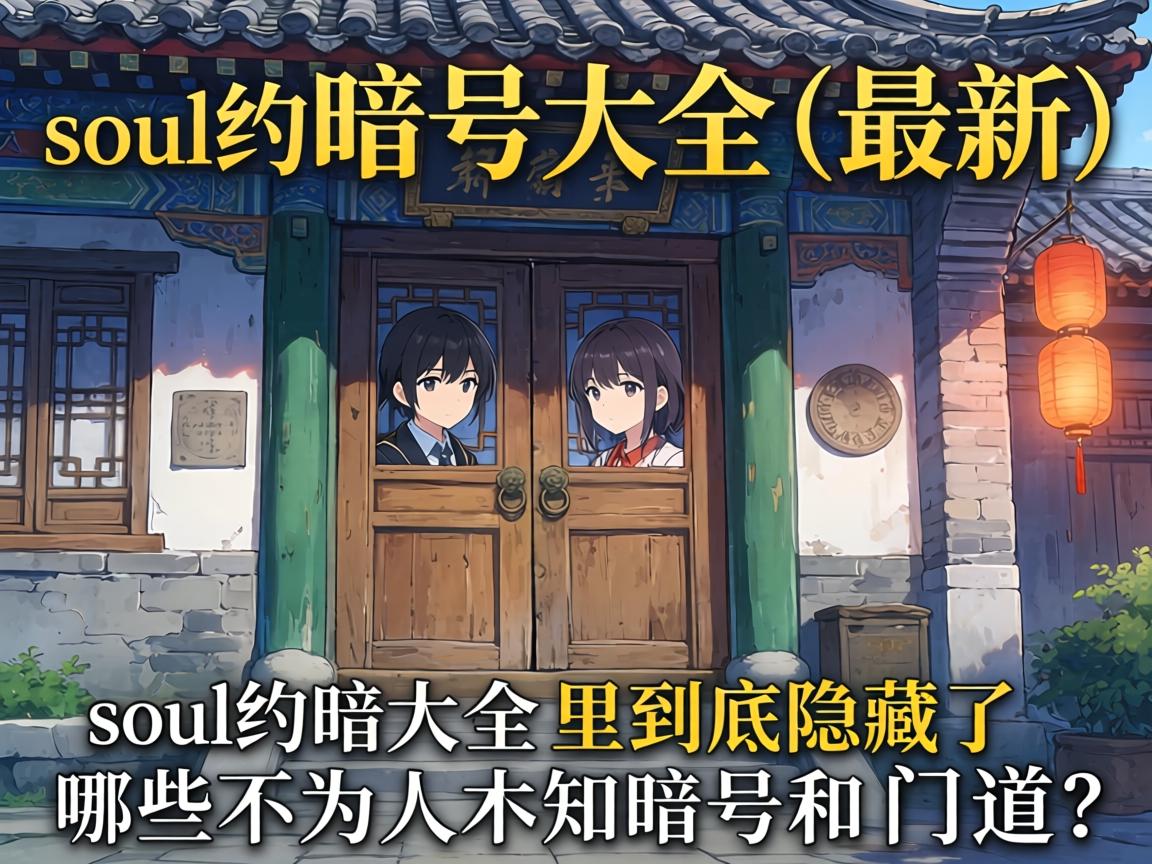soul约暗号大全(最新)里到底隐藏了哪些不为人知的暗号和门道?