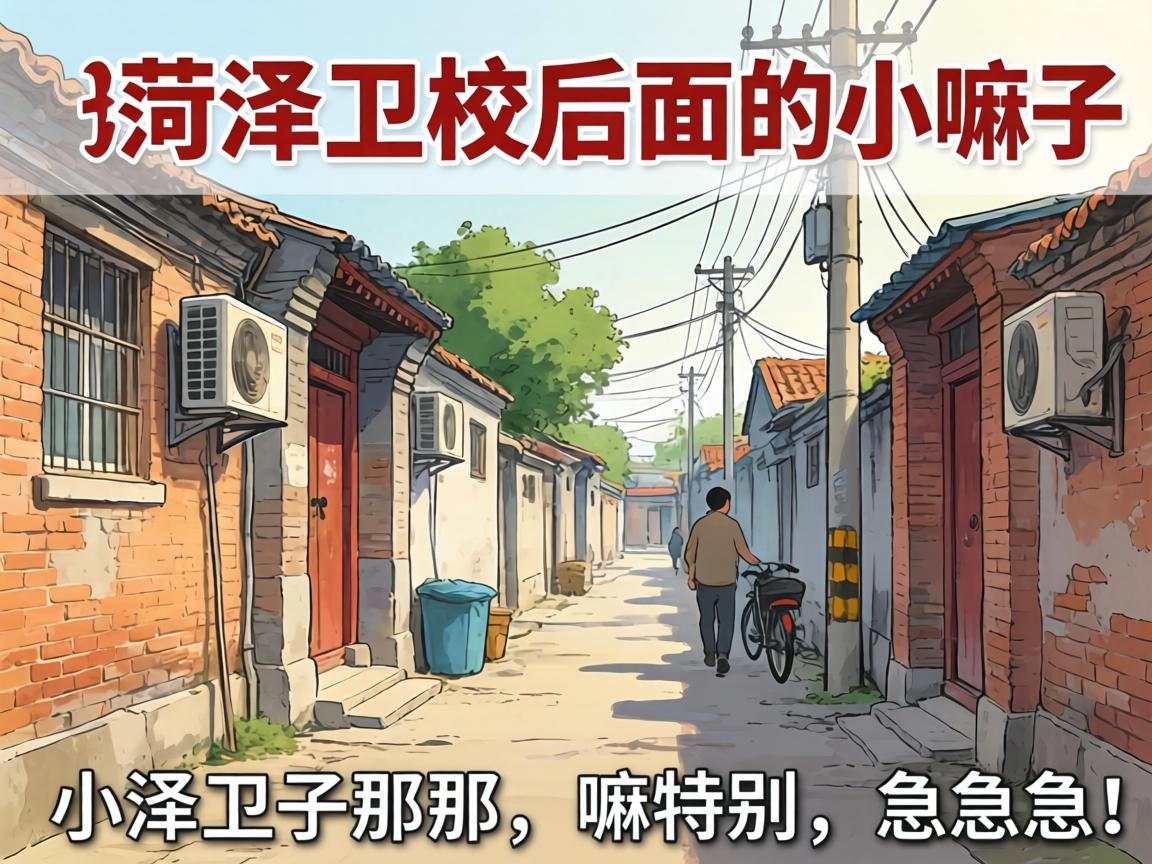 菏泽卫校后面的小巷子在哪?有嘛特别的?急急急!