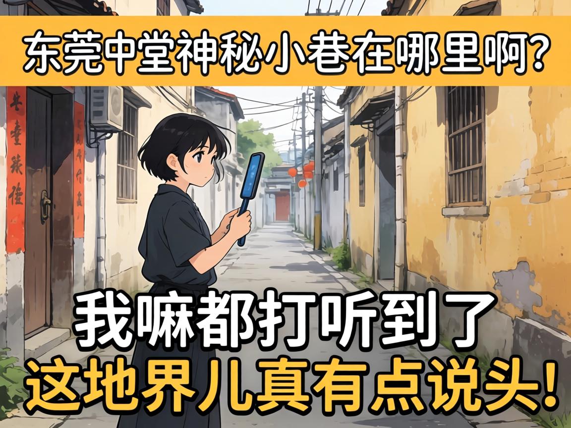 东莞中堂神秘小巷在哪里啊?我嘛都打听到了,这地界儿真有点说头!