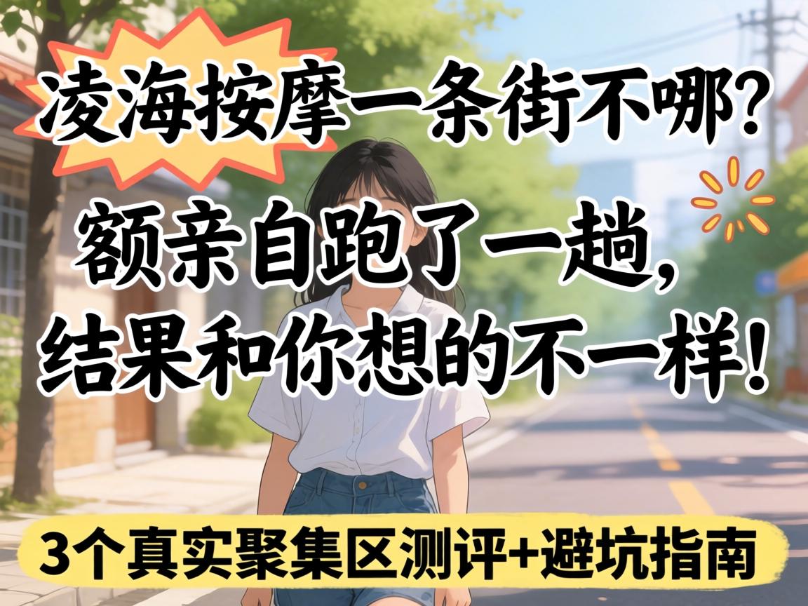 凌海按摩一条街在哪?额亲自跑了一趟,结果和你想的不一样!,3个真实聚集区测评 避坑指南