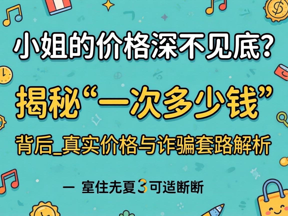 小姐的价格深不见底?揭秘“一次多少钱”背后_真实价格与诈骗套路解析