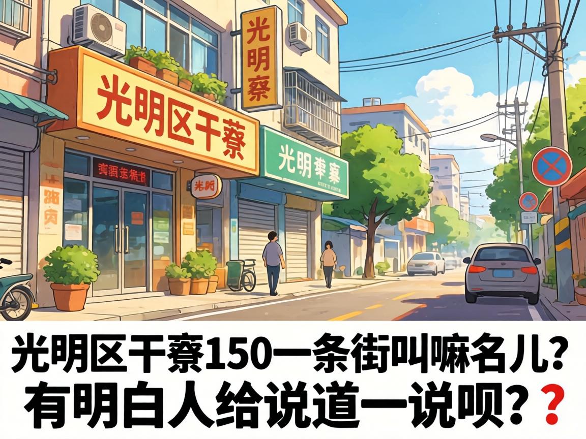 光明区田寮150一条街叫嘛名儿?有明白人给说道说道呗?