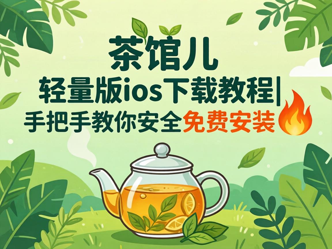 茶馆儿轻量版ios下载教程|手把手教你安全免费安装?