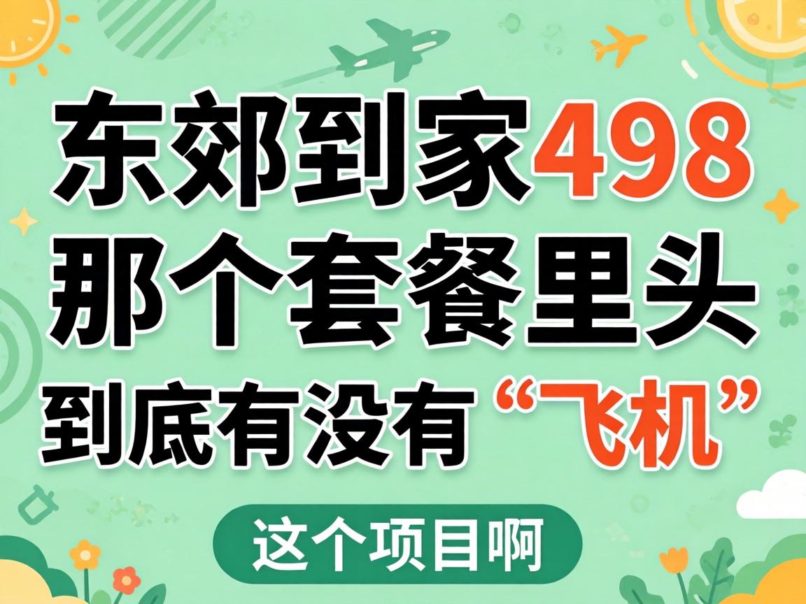 东郊到家498那个套餐里头,到底有没有“飞机”这个项目啊?