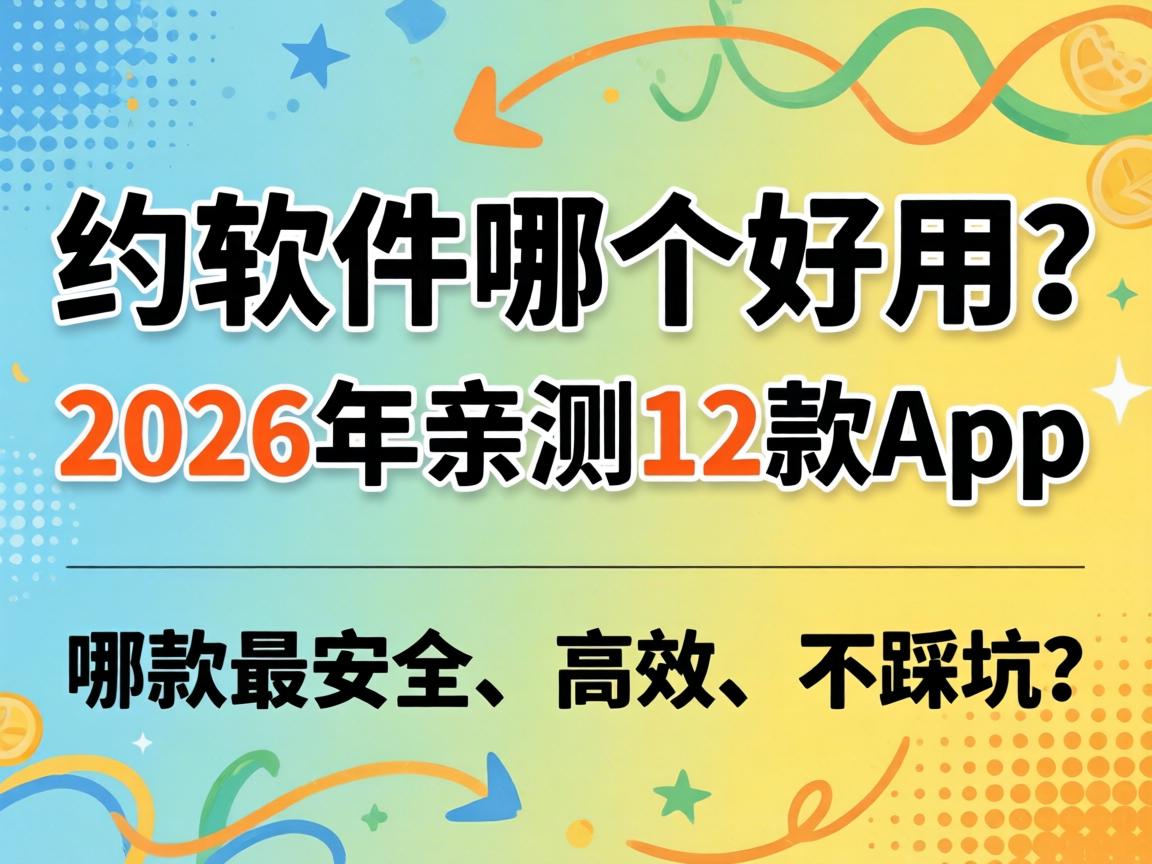 约软件哪个好用?2026年亲测12款app,哪款最安全、高效、不踩坑?