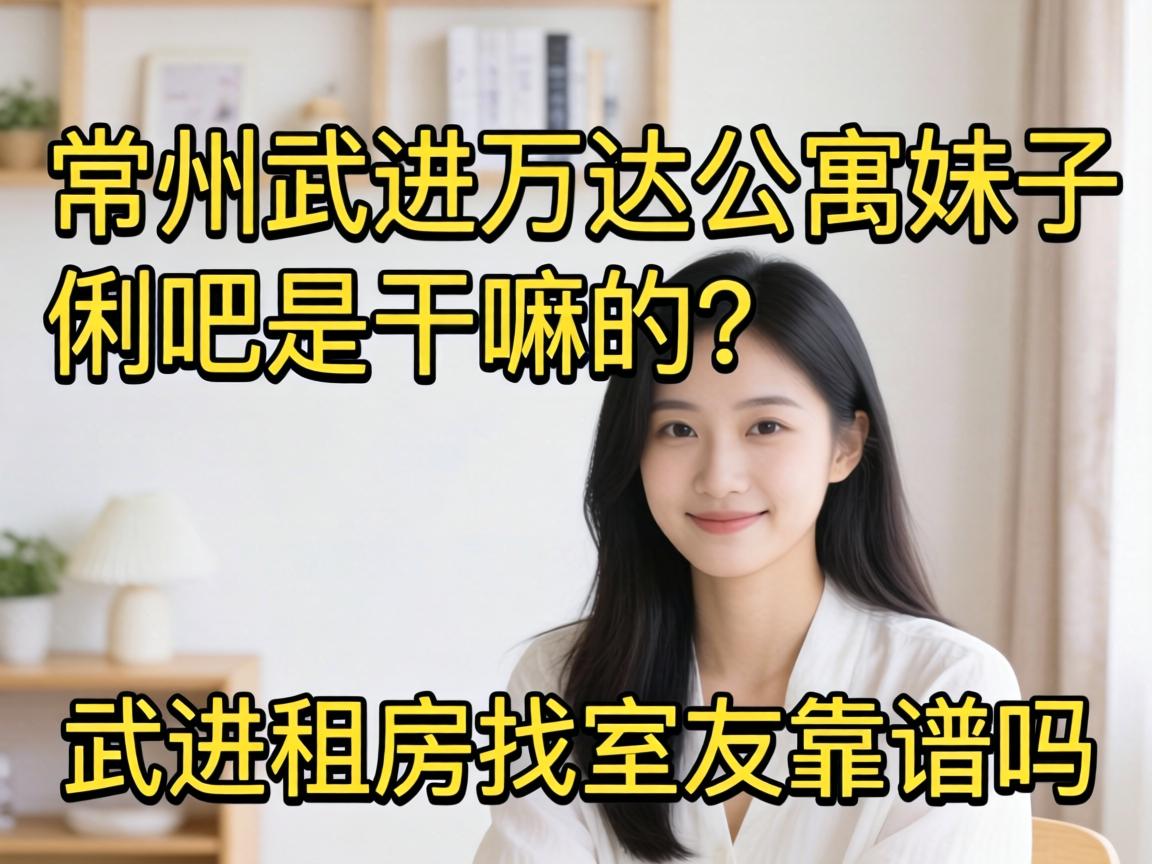 常州武进万达公寓妹子贴吧是干嘛的?在武进租房找室友靠谱吗?