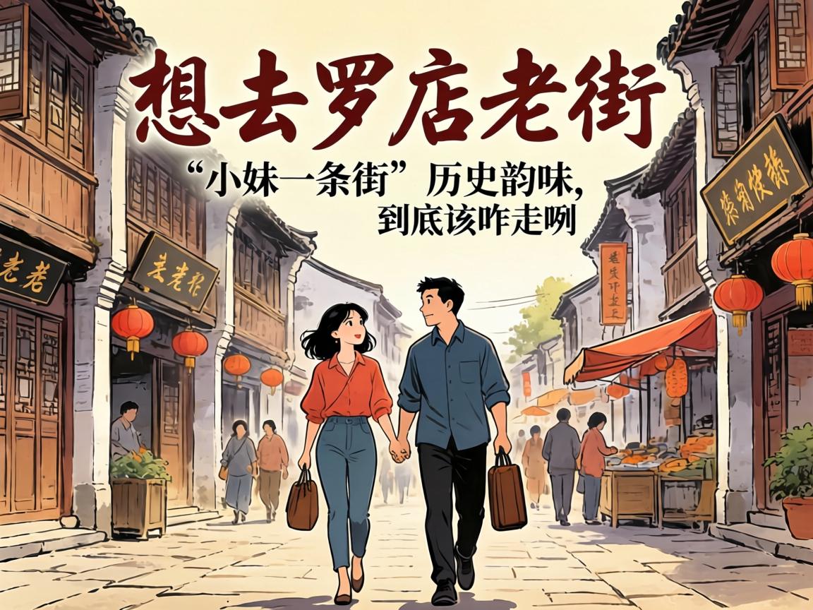 想去罗店老街感受“小妹一条街”的历史韵味,到底该咋走咧?