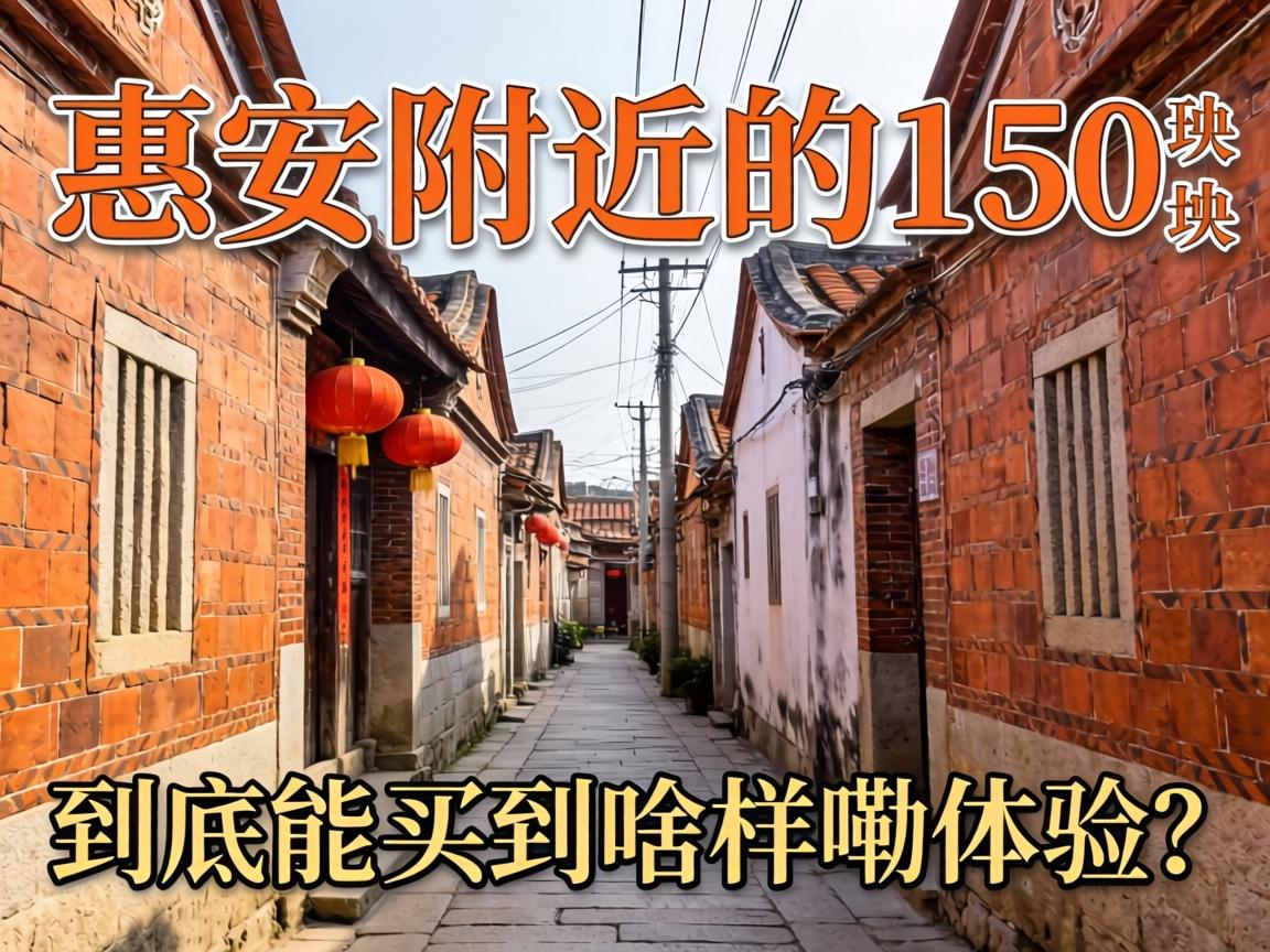 惠安附近的150块的小巷,到底能买到啥样嘞体验?