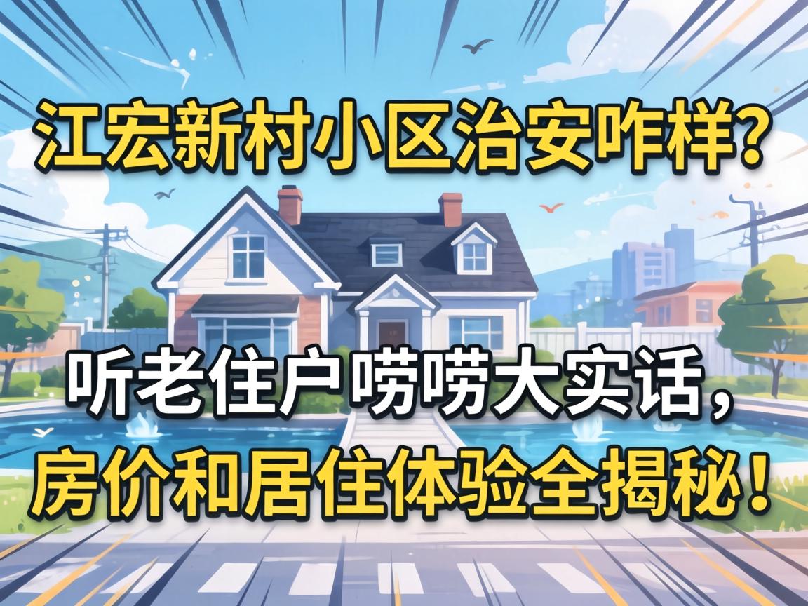 江宏新村小区治安咋样?听老住户唠唠大实话,房价和居住体验全揭秘!