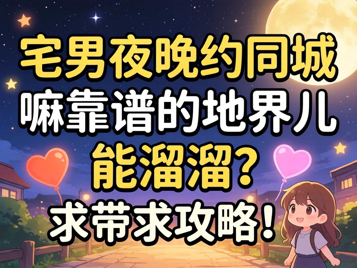 宅男夜晚约同城,嘛靠谱的地界儿能溜溜?求带求攻略!
