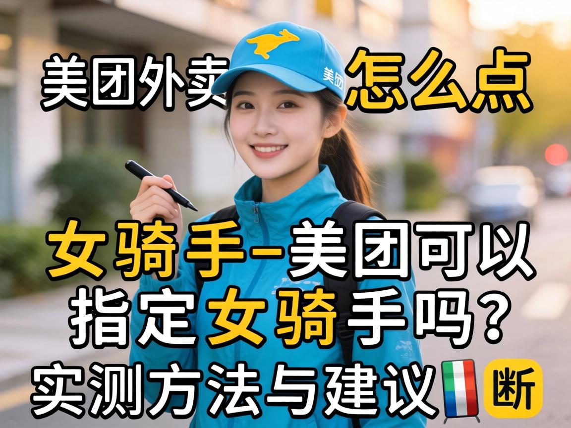 美团外卖怎么点女骑手_美团可以指定女骑手吗?实测方法与建议?