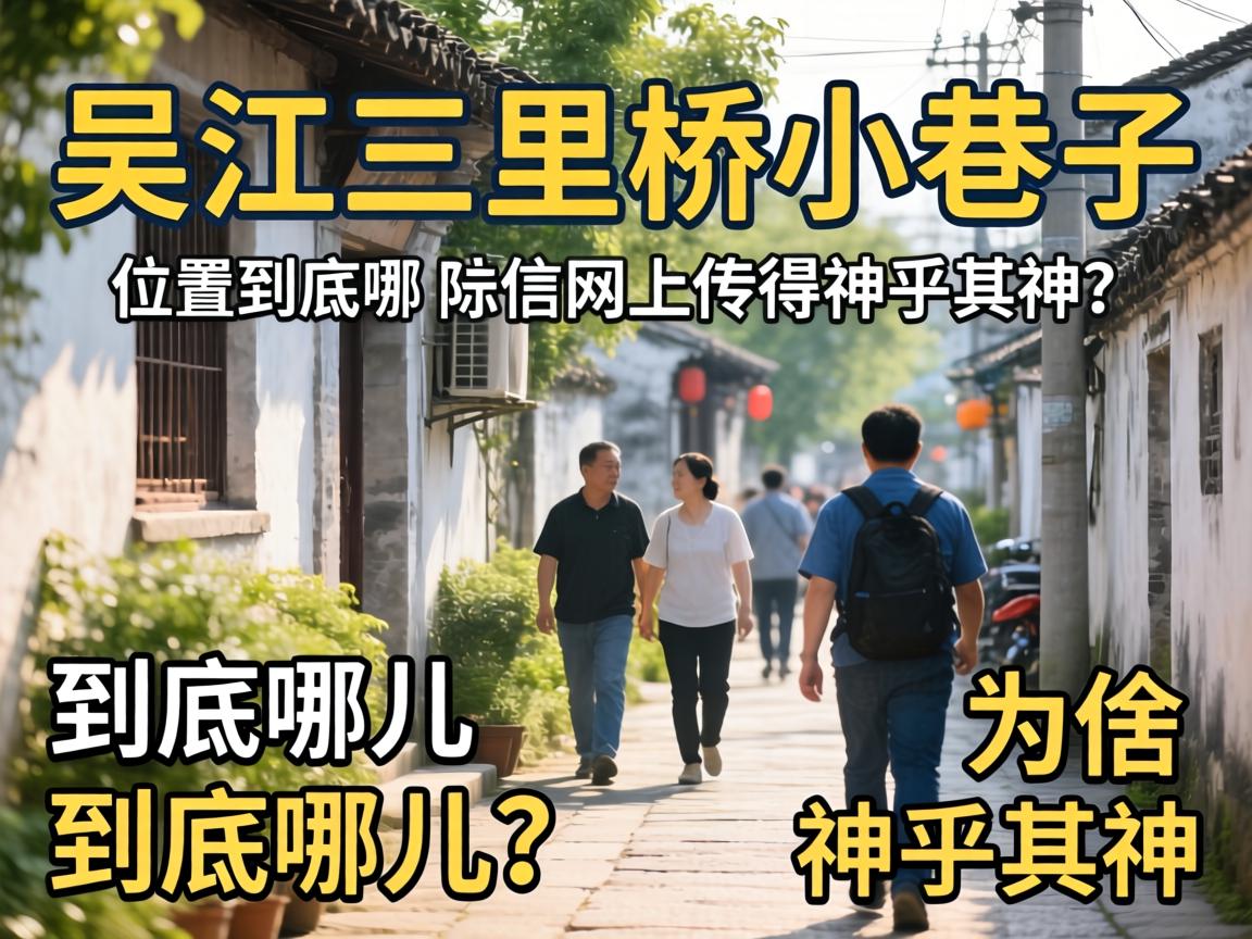 吴江三里桥小巷子位置到底在哪儿?为啥网上传得神乎其神?