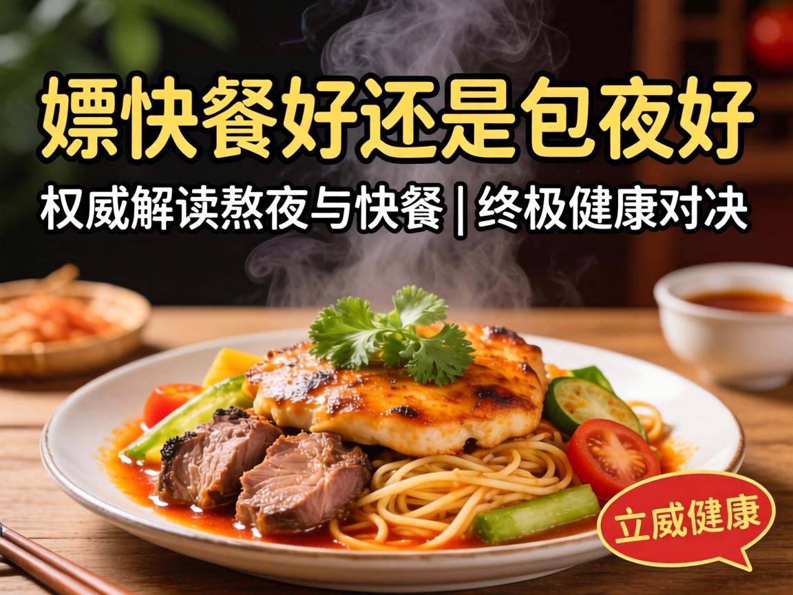 嫖快餐好还是包夜好 | 权威解读熬夜与快餐的终极健康对决