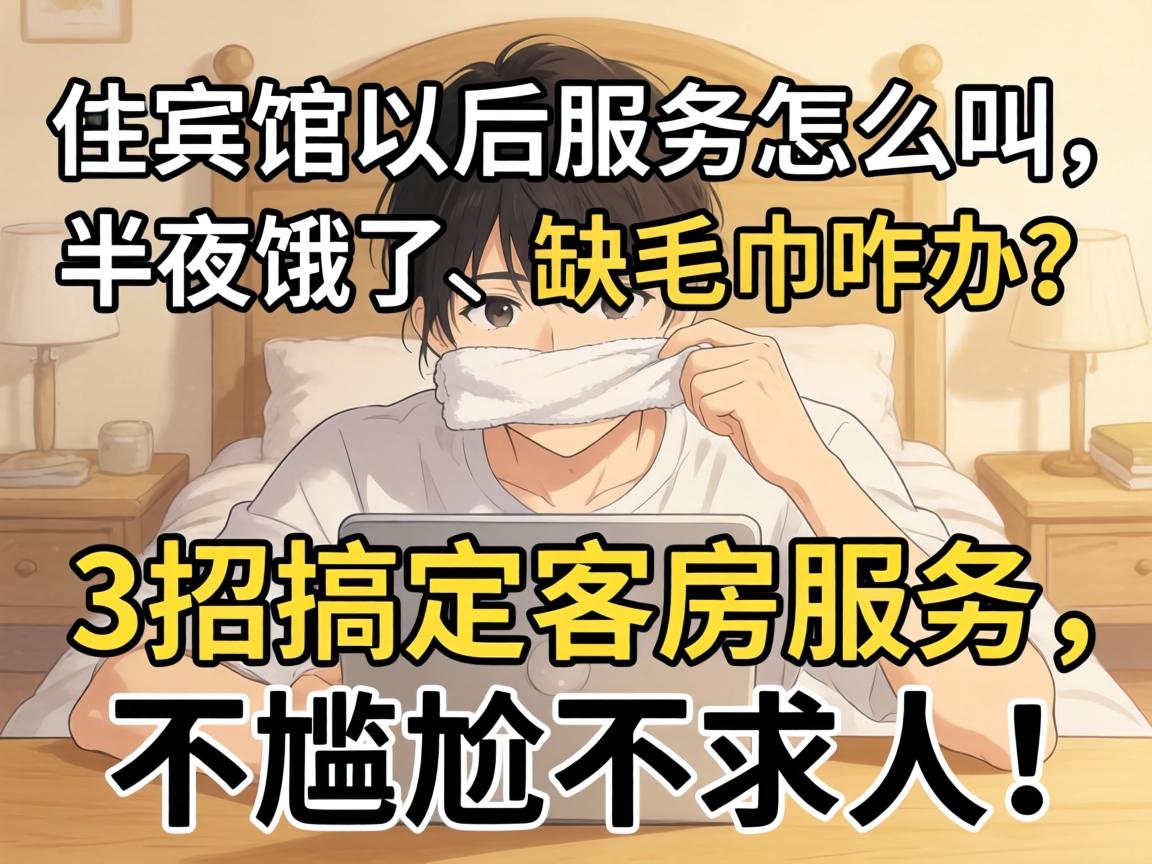 住宾馆以后服务怎么叫,半夜饿了、缺毛巾咋办?3招搞定客房服务,不尴尬不求人!