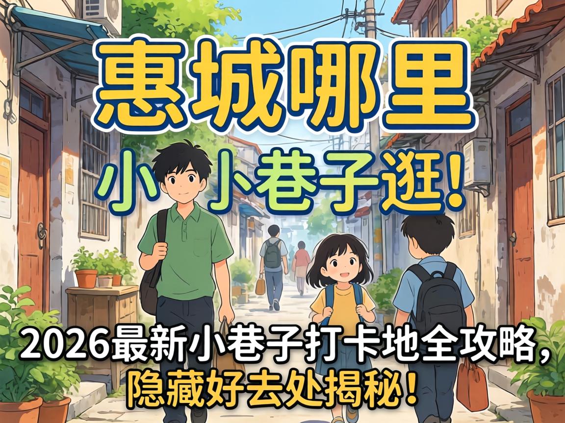 惠城哪里有小巷子可逛的?2026最新小巷子打卡地全攻略,隐藏好去处揭秘!
