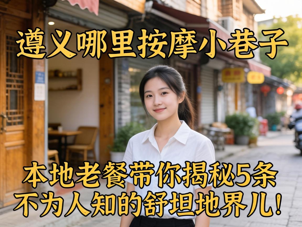 遵义哪里有按摩小巷子?本地老饕带你揭秘5条不为人知的舒坦地界儿!