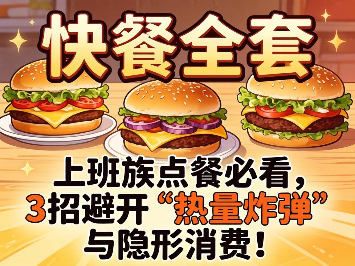 快餐全套是指哪些?上班族点餐必看,3招避开“热量炸弹”与隐形消费!
