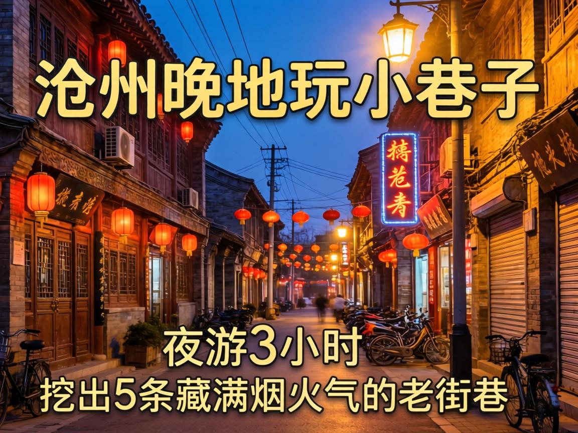 沧州晚上可以玩小巷子的地方有哪些?夜游3小时,挖出5条藏满烟火气的老街巷!