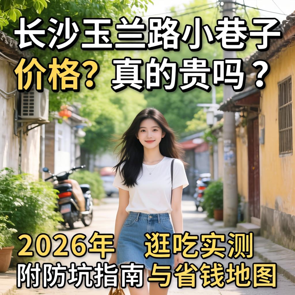 长沙玉兰路小巷子价格,真的贵吗?2026年逛吃实测,附防坑指南与省钱地图