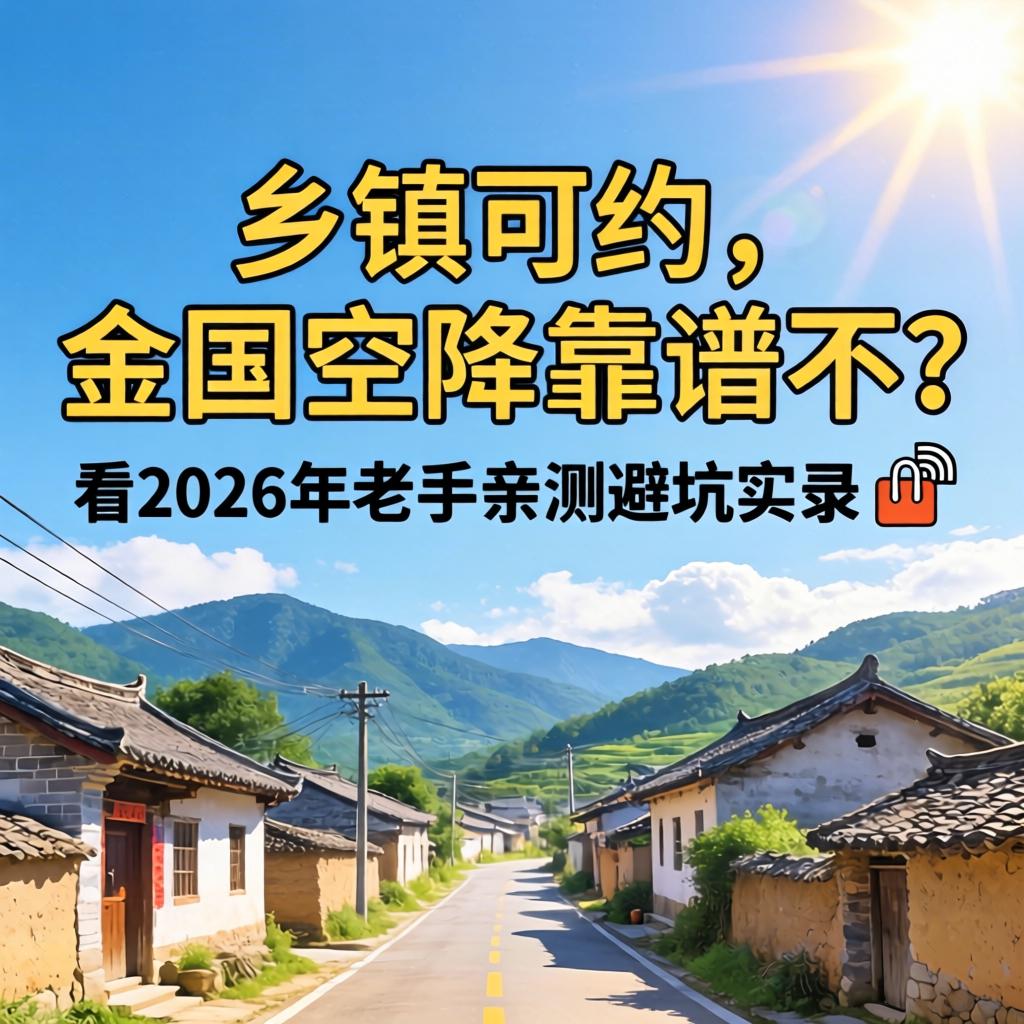 乡镇可约,金国空降靠谱不?看2026年老手亲测避坑实录?