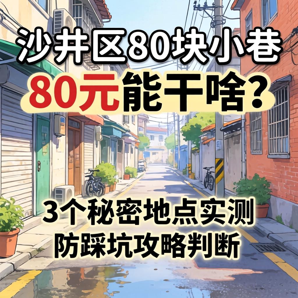 沙井区80块小巷,80元能干啥?3个秘密地点实测,防踩坑攻略