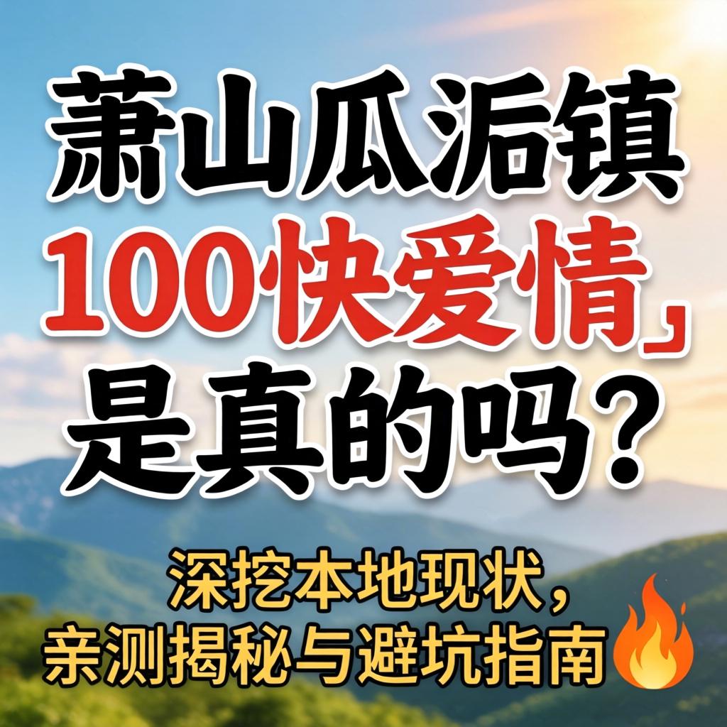 萧山瓜沥镇100快爱情_是真的吗?深挖本地现状,亲测揭秘与避坑指南?