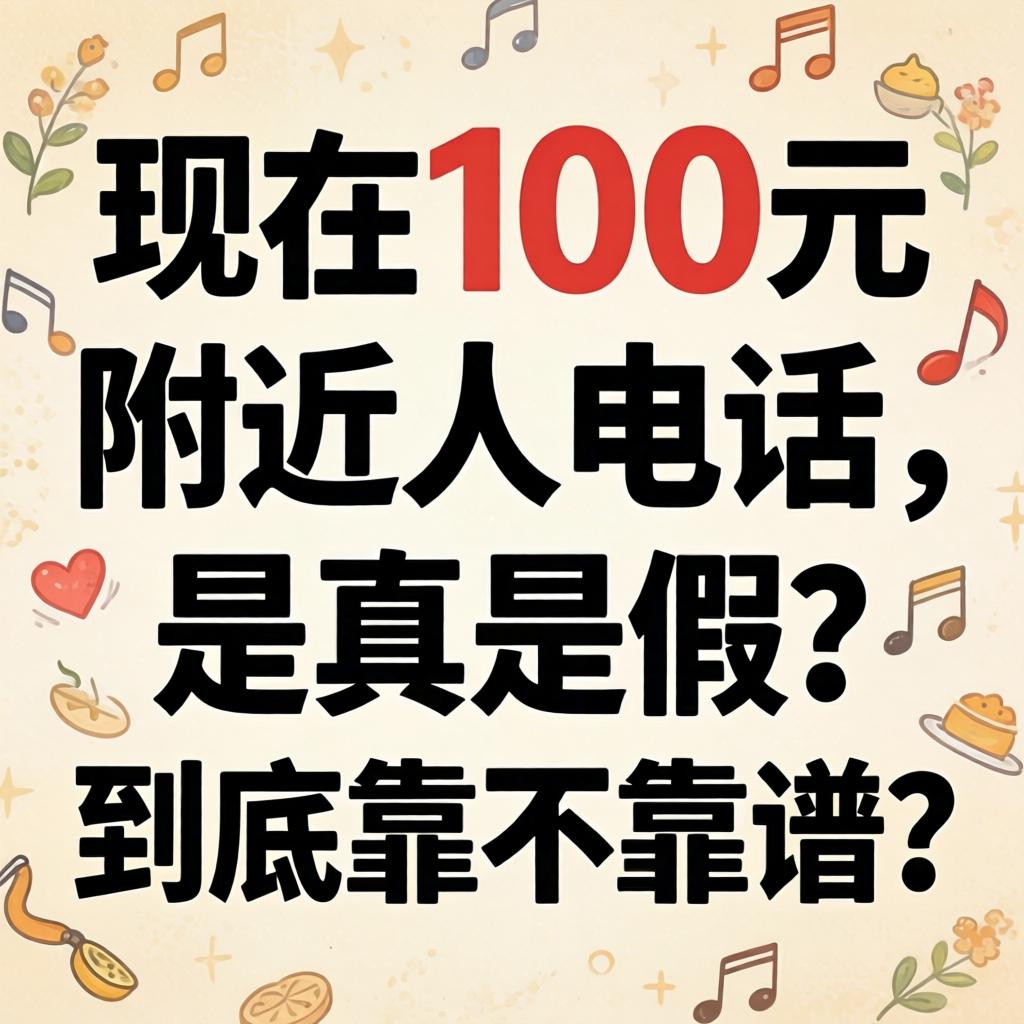 现在100元附近人电话,是真是假?到底靠不靠谱?