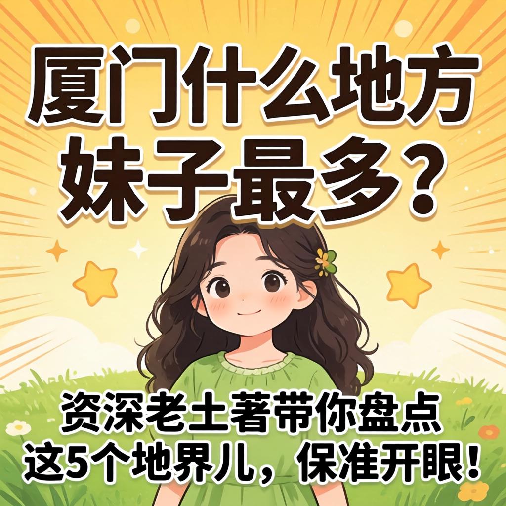厦门什么地方妹子最多?资深老土著带你盘点这5个地界儿,保准开眼!