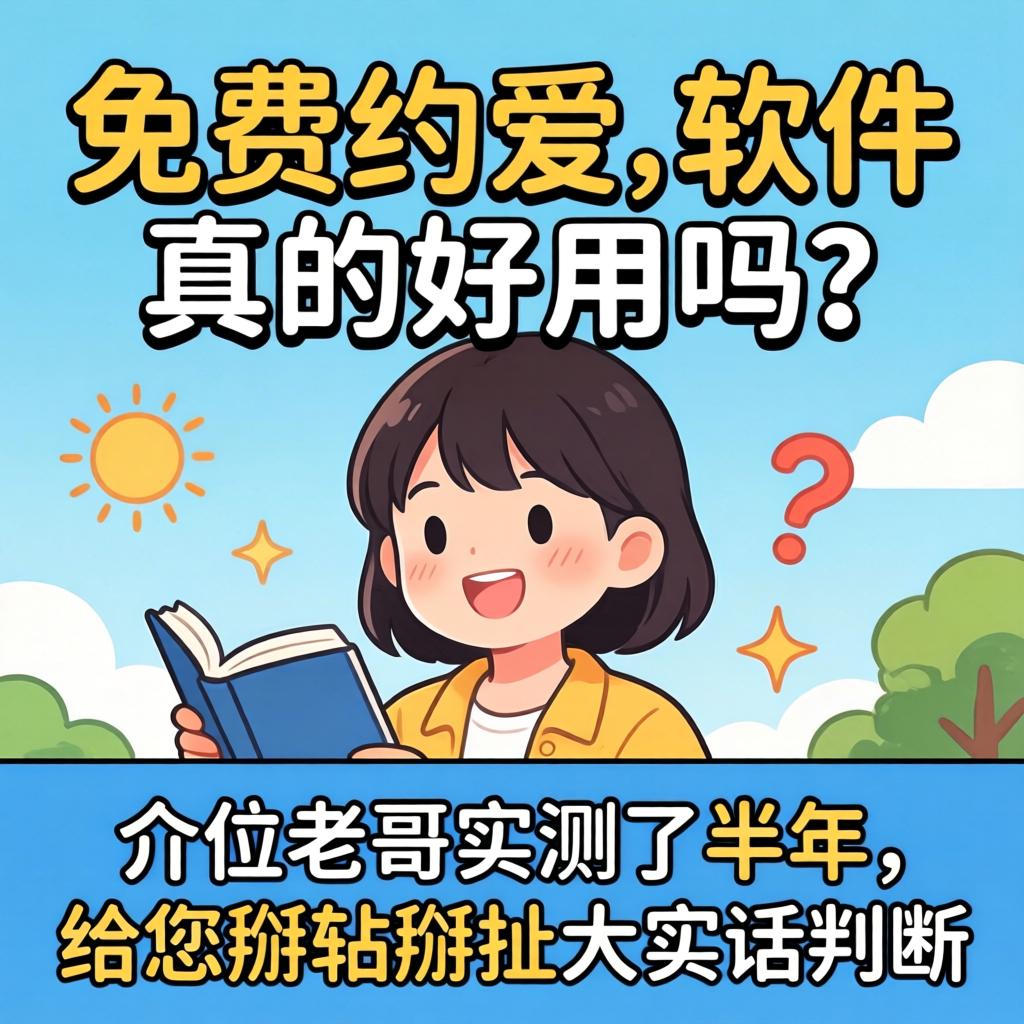 免费约会的软件真的好用吗?介位老哥实测了半年,给您掰扯掰扯大实话
