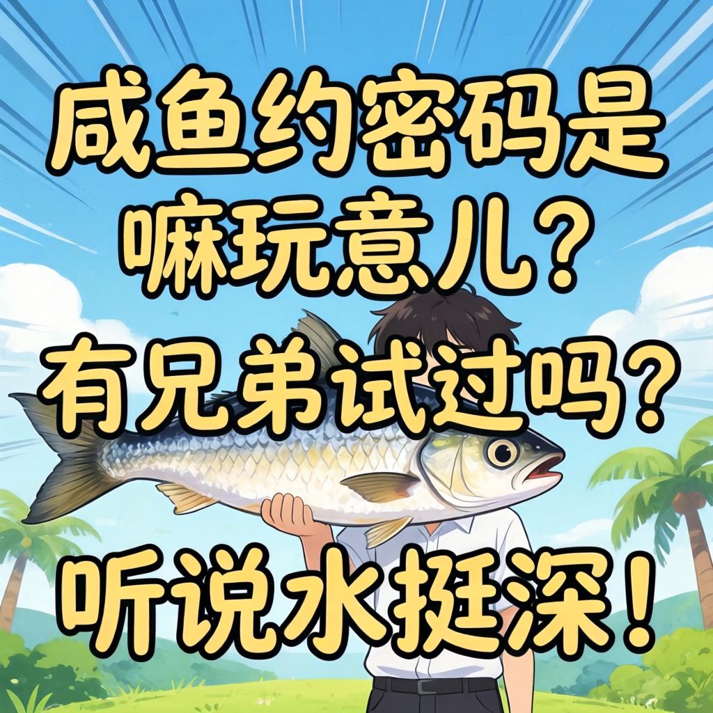 咸鱼约密码是嘛玩意儿?有兄弟试过吗?听说水挺深!