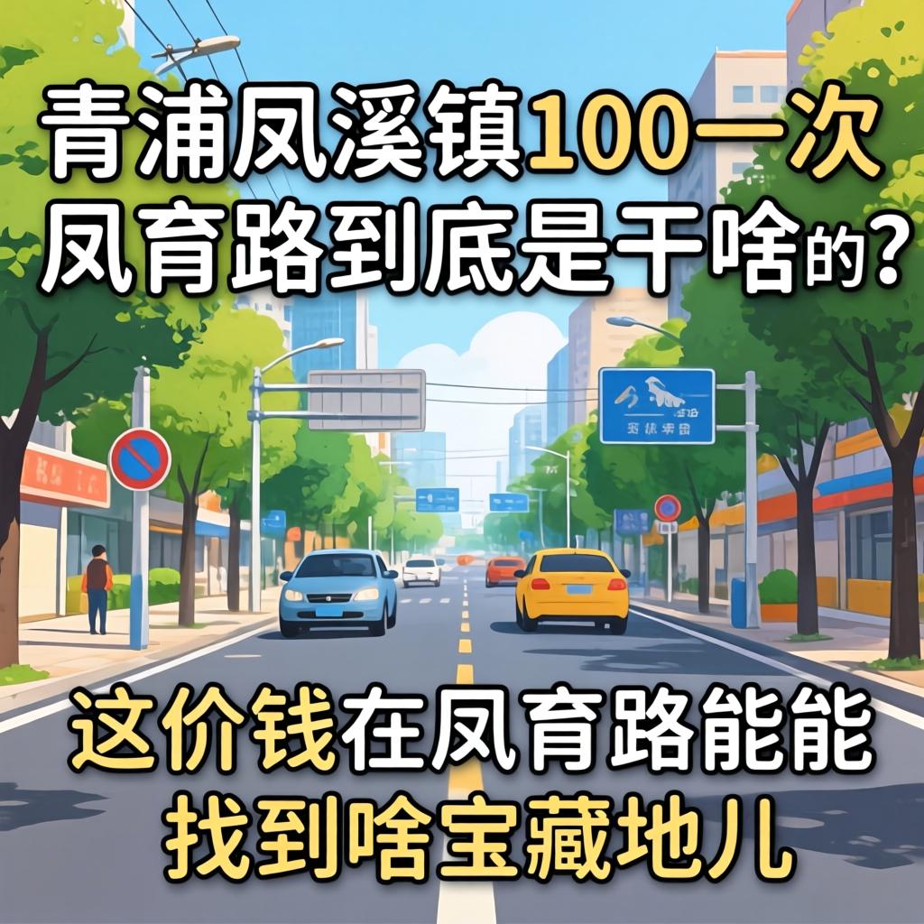 青浦凤溪镇100一次凤育路到底是干啥的?这价钱在凤育路能找到啥宝藏地儿?