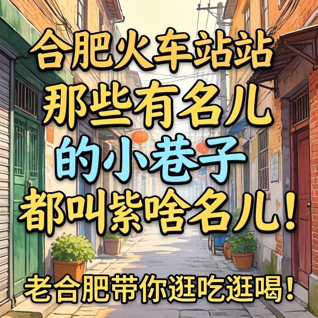 合肥火车站那些有名儿的小巷子都叫啥名儿?老合肥带你逛吃逛喝!