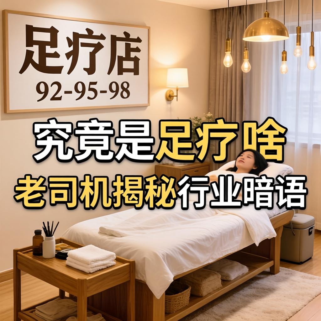 足疗店92和95和98的意思,究竟是啥?老司机揭秘行业暗语