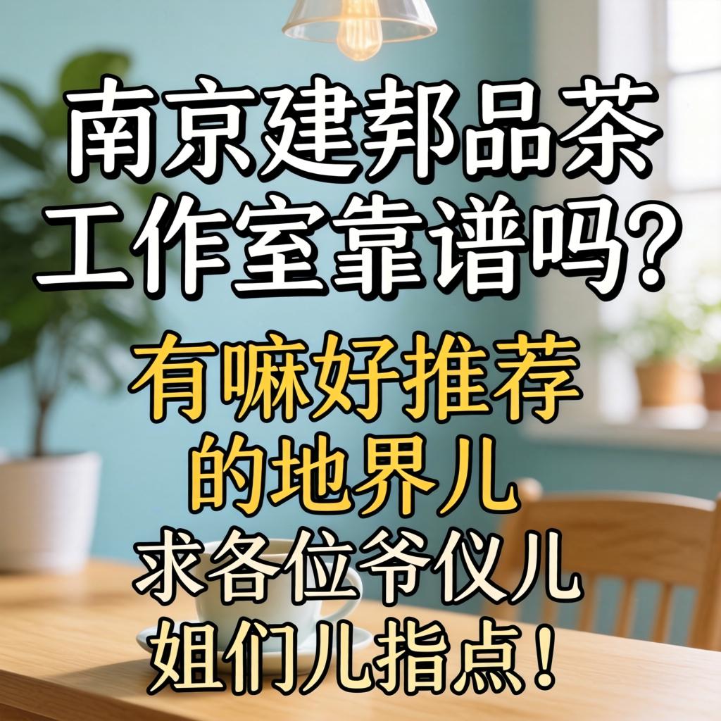 南京建邺品茶工作室靠谱吗?有嘛好推荐的地界儿?求各位爷们儿姐们儿指点!