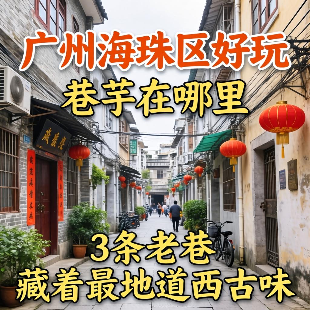 广州海珠区好玩的巷子在哪里?这3条老巷藏着最地道的西关味